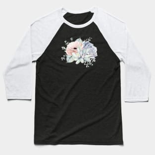 Beautiful Succulents Bouquet Baseball T-Shirt